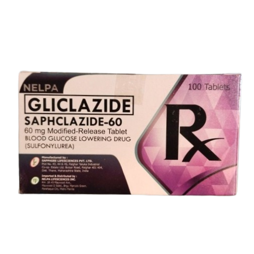 SAPHCLAZIDE-60 Gliclazide 60mg Modified-Release Tablet 1's price in the ...