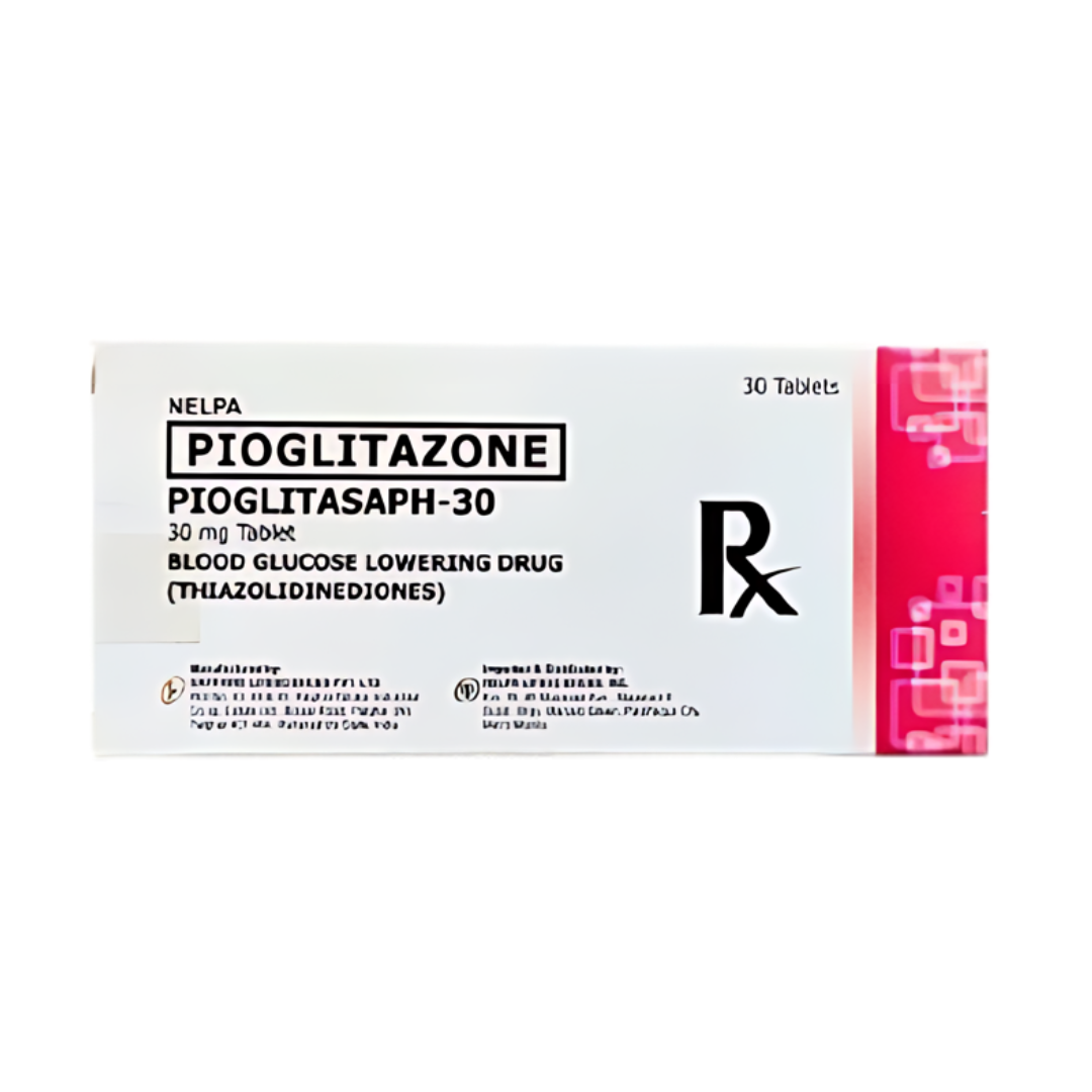 PIOGLITASAPH-30 Pioglitazone Hydrochloride 30mg Tablet 1's price in the ...