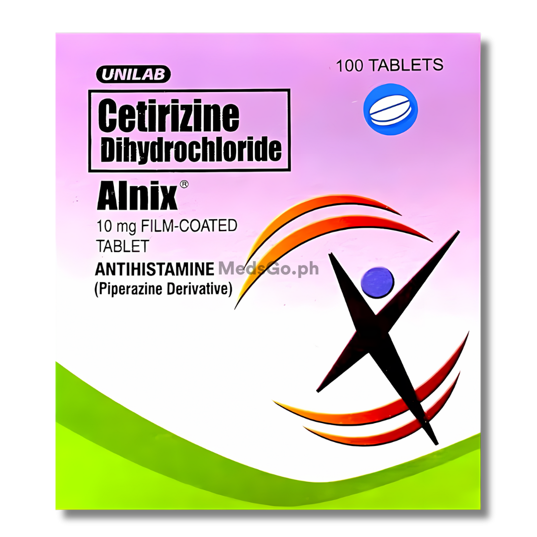 ALNIX Cetirizine 10mg - 1 Box x 100 Tabs price in the Philippines ...