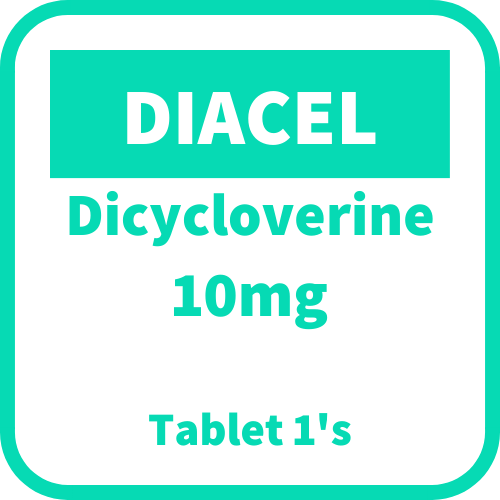 Diacel Dicycloverine 10mg 1 Tablet Price In The Philippines Medsgo Pharmacy