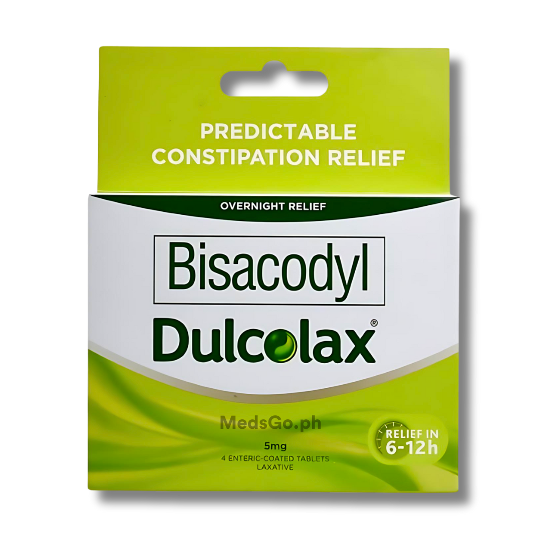 Dulcolax Bisacodyl 5mg 1 Pack X 4 Tabs Price In The Philippines Medsgo Pharmacy