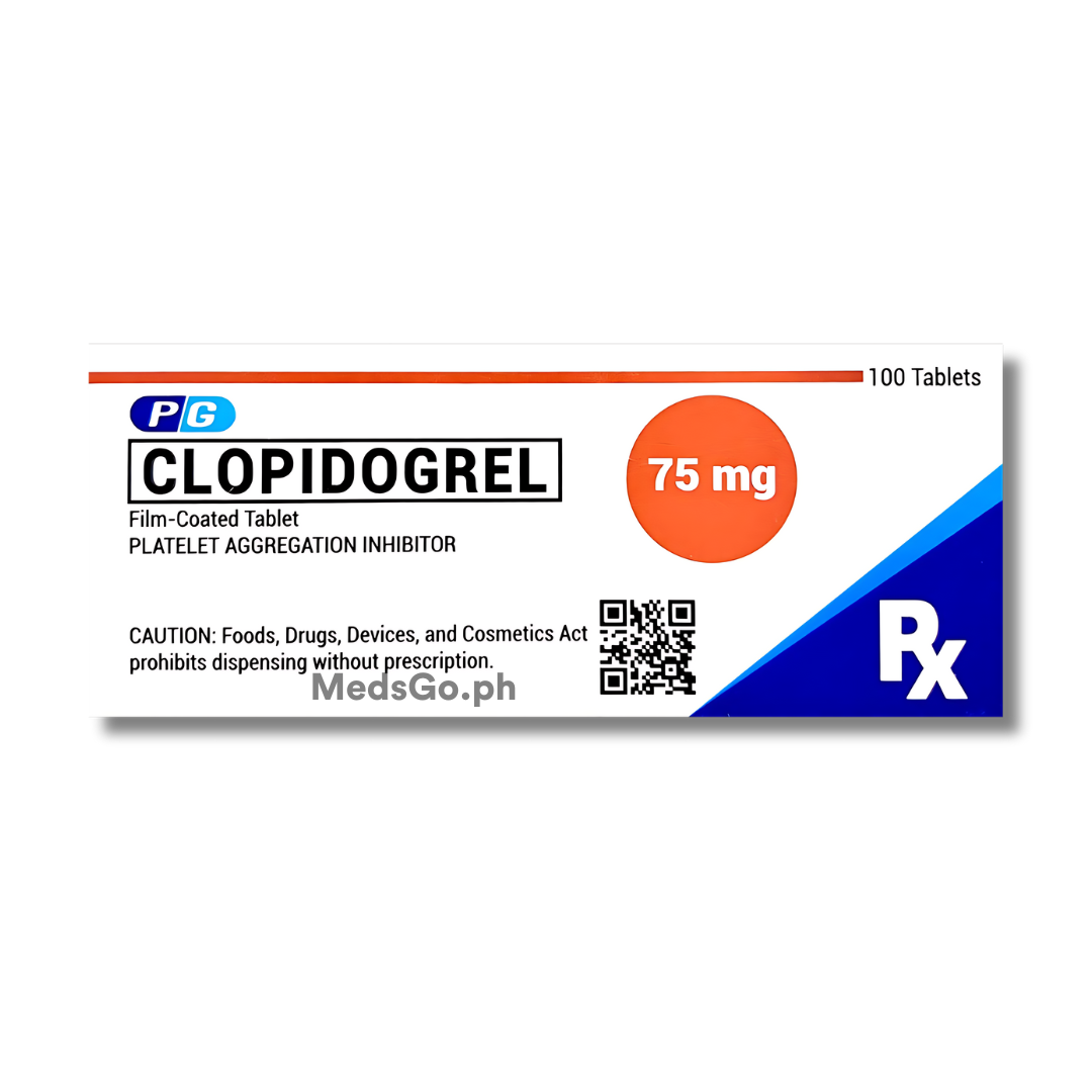 PG Clopidogrel 75mg - 1 Tablet price in the Philippines | MedsGo Pharmacy