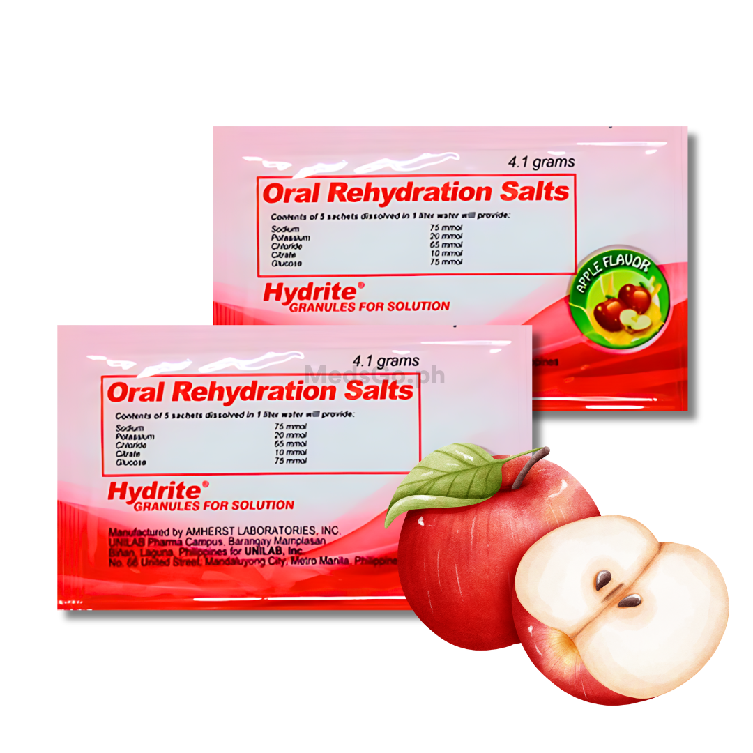 HYDRITE Oral Rehydration Salts 2 Sachet Apple price in the Philippines MedsGo Pharmacy