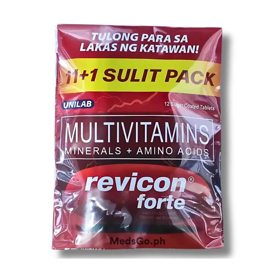 REVICON FORTE Multivitamins / Minerals / Amino Acids Tablet 11+1 Tabs ...