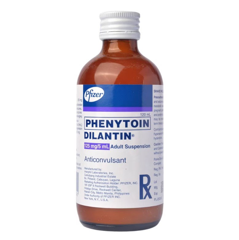 DILANTIN Phenytoin 125mg / 5mL Adult Suspension 120mL price in the ...