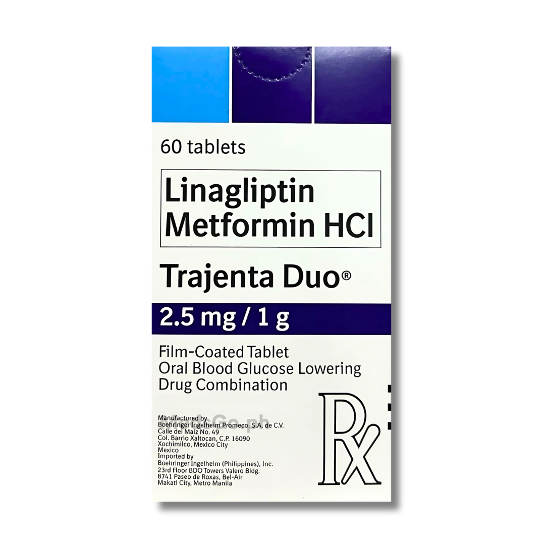 TRAJENTA DUO Linagliptin Metformin Hydrochloride 1g Film