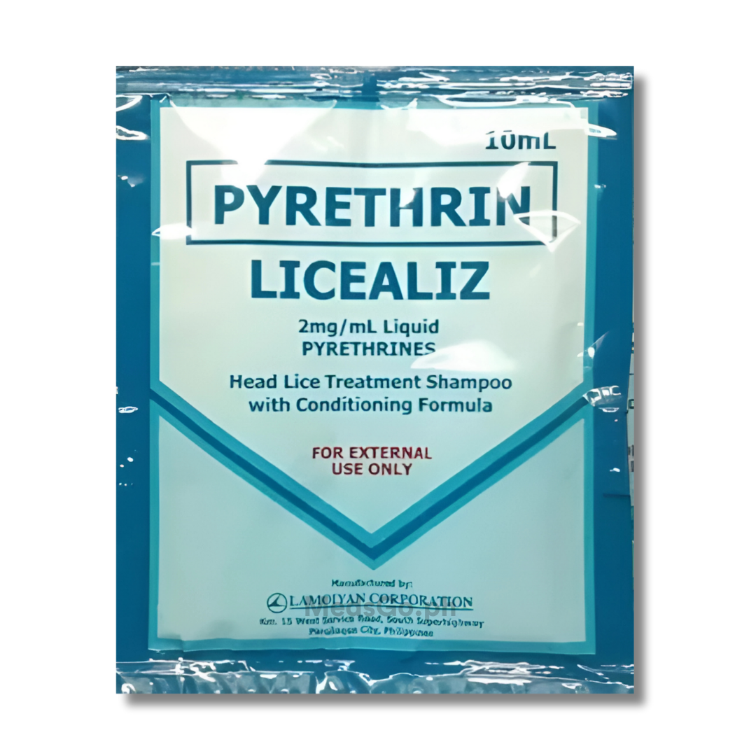 LICEALIZ Pyrethrin 2mg / mL Shampoo 10mL 1's price in the Philippines ...