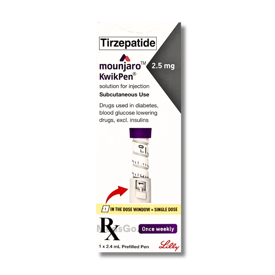 kwikpen tirzepatide MOUNJARO KWIKPEN Tirzepatide 2.5mg / 0.6ml Solution For SC Injection 3ml -  1 Prefilled Pen with Needle price in the Philippines