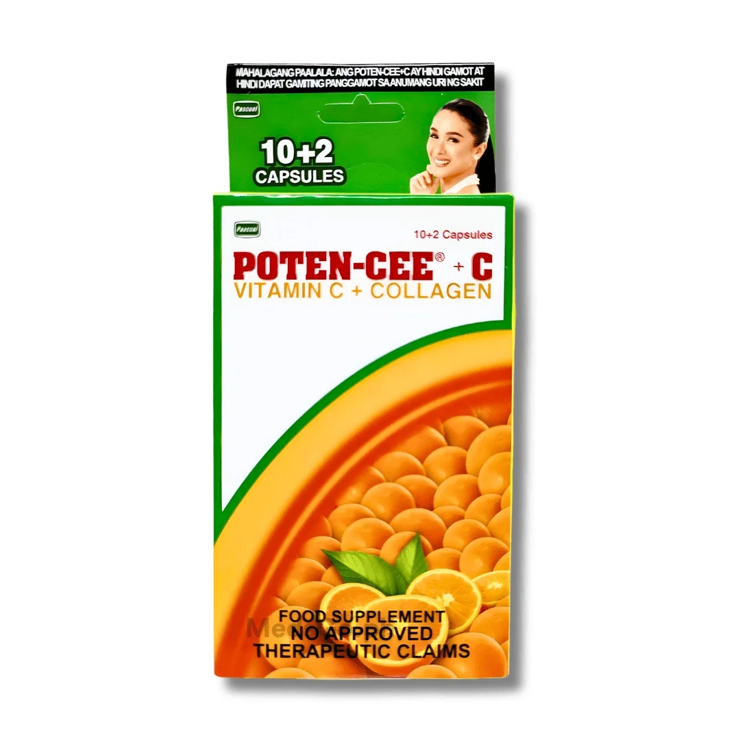 poten cee with glutathione POTEN-CEE + C Vitamin C / Collagen - 10+2 Caps Promo Pack price in the  Philippines