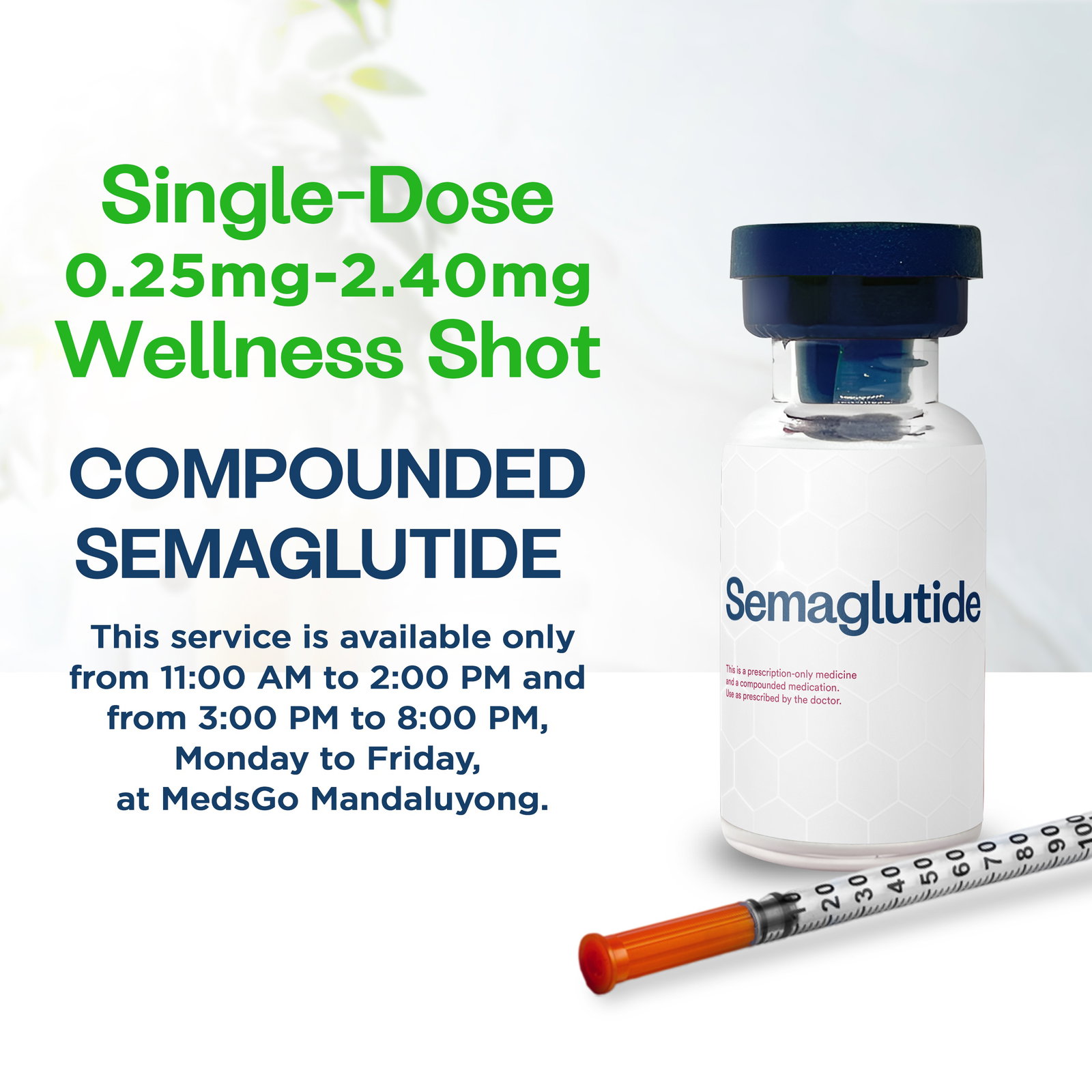compounded semaglutide weight loss GLP-1 Semaglutide Weight Loss Injection for Home Use