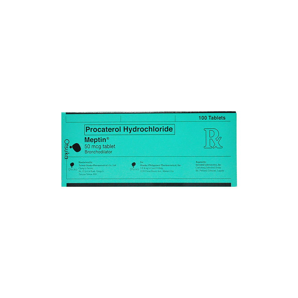 Buy Meptin Procaterol Hydrochloride 50mcg Tablet 1 s Online With MedsGo 