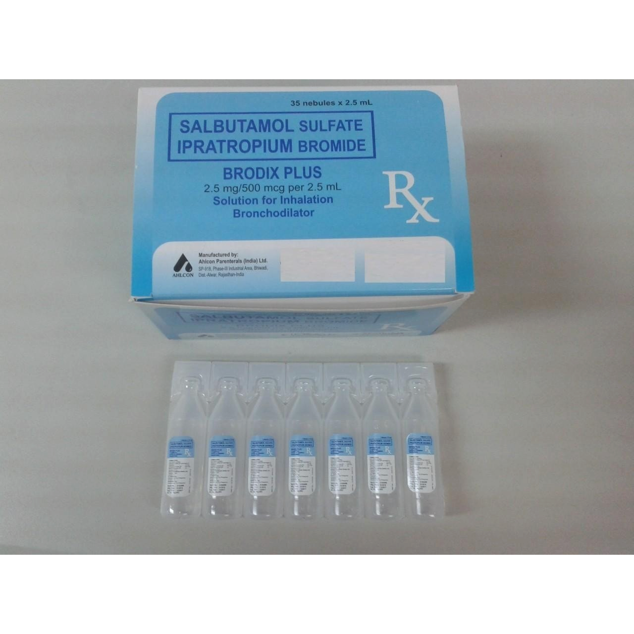 BRODIX PLUS Salbutamol Sulfate / Ipratropium Bromide 2.5mg / 500mcg per ...