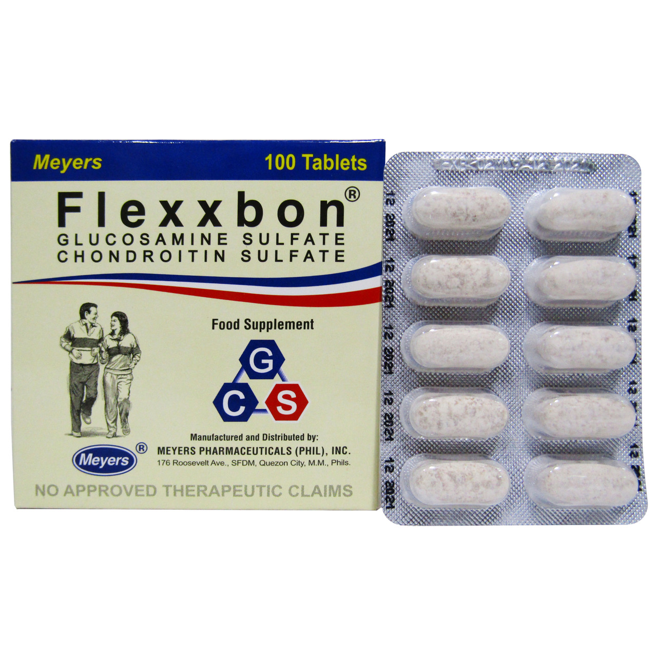 FLEXXBON Glucosamine Sulfate / Chondroitin Sulfate Tablet 1's price in