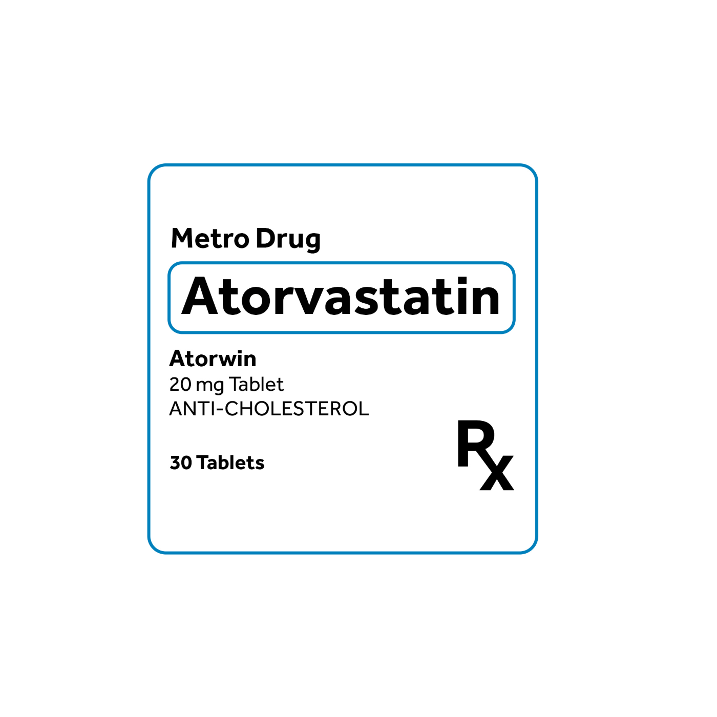 ATORWIN Atorvastatin Calcium 20mg Film-Coated Tablet 30's price in the ...