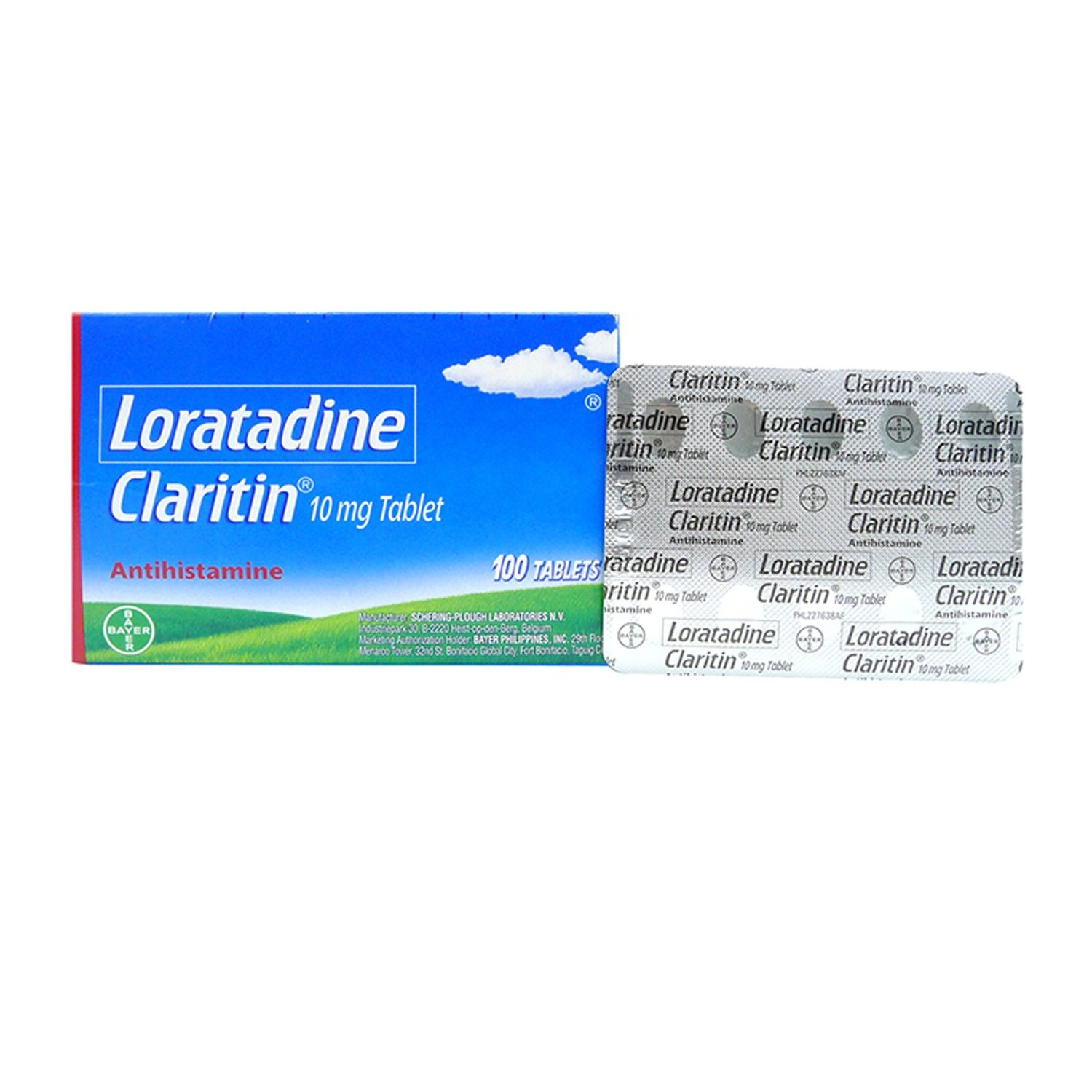 CLARITIN Loratadine 10mg Tablet 10's price in the Philippines MedsGo