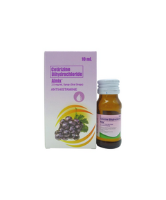 ALNIX Cetirizine Dihydrochloride 2.5mg / mL Syrup (Oral Drops) 10mL Grape