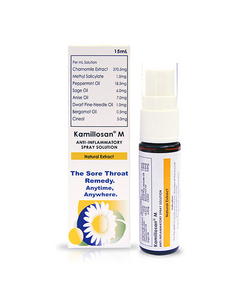 KAMILLOSAN M Methyl Salicylate / Herbal Extracts Spray Solution 15mL