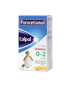 CALPOL Paracetamol 100mg / mL Suspension (Oral Drops) 10mL Orange