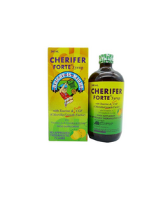 CHERIFER FORTE Taurine / Double Chlorella Growth Factor / Vitamin A / Vitamin B Complex / Lysine Syrup 240mL Orange, Drug Packaging: Syrup 240ml, Drug Flavor: Orange