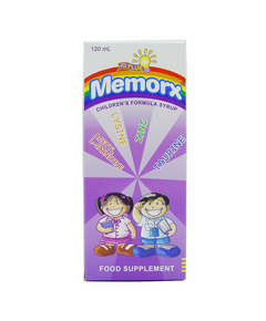 Image of MEMORX IQ PLUS VITAMINS / MINERAL / ACETYL L-CARNITINE / LYSINE / TAURINE SYRUP 120ML