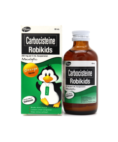 Image of ROBIKIDS CARBOCISTEINE 250MG / 5ML SUSPENSION 60ML ORANGE