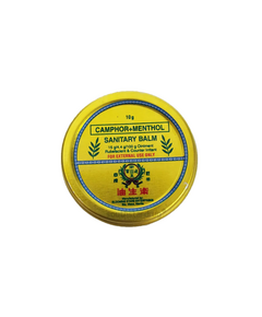 SANITARY BALM Camphor / Menthol 15g / 4.4g per 100g Ointment 10g, Dosage Strength: Camphor 15g / Menthol 4.4g / 100g, Drug Packaging: Ointment 10g