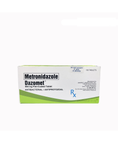 Image of DAZOMET METRONIDAZOLE 500MG FILM-COATED TABLET 1'S