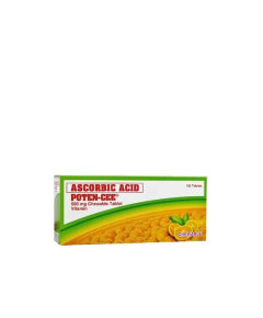 Image of POTEN-CEE ASCORBIC ACID 500MG - 1 CHEWABLE TABLET ORANGE