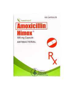 Image of HIMOX AMOXICILLIN TRIHYDRATE 500MG CAPSULE 1'S