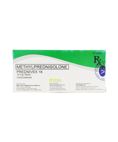 PREDNIVEX 16 Methylprednisolone 16mg Tablet 1's, Dosage Strength: 16 mg, Drug Packaging: Tablet 1's