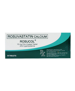 ROSUCOL Rosuvastatin Calcium 10mg Film-Coated Tablet 1's, Dosage Strength: 10mg, Drug Packaging: Film-Coated Tablet 1's