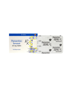 SEROXAT Paroxetine 20mg Tablet 1's, Dosage Strength: 20 mg, Drug Packaging: Tablet 1's