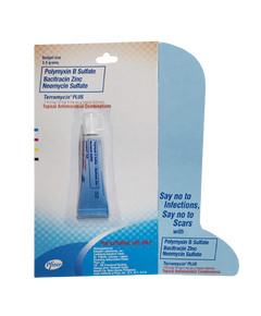 TERRAMYCIN PLUS (SKIN) 710mcg / 10mg / 5mg per g Topical Ointment 3.5g, Dosage Strength: 710mcg / 10mg / 5mg per g, Drug Packaging: Topical Ointment 3.5g