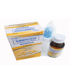 MDBROX Ambroxol Hydrochlordie 6mg / mL Syrup (Oral Drops) 15mL Mango