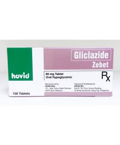 ZEBET Gliclazide 80mg Tablet 1's, Dosage Strength: 80mg, Drug Packaging: Tablet 1's