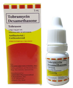 TOBRASON Tobramycin / Dexamethasone 3mg / 1mg per mL Eye Drops 5mL