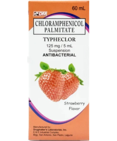 TYPHECLOR Chloramphenicol 125mg / 5mL Suspension 60mL