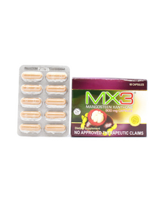 MX3 Mangosteen Xanthone 500mg Capsule 1's, Drug Packaging: Capsule 1's