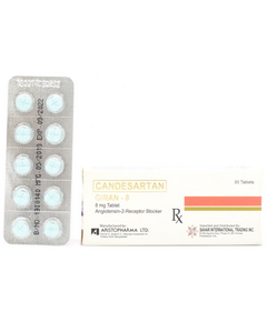 GIRAN-8 Candesartan Cilexetil 8mg Tablet 1's, Dosage Strength: 8 mg, Drug Packaging: Tablet 1's