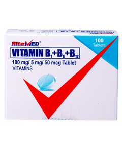 Image of RITEMED VITAMIN B1 / VITAMIN B6 / VITAMIN B12 100MG / 5MG / 50MCG TABLET 1'S