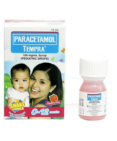 TEMPRA Paracetamol 120mg / 5mL Syrup 15mL Orange, Dosage Strength: 120mg / 5ml, Drug Packaging: Syrup 15ml, Drug Flavor: Orange