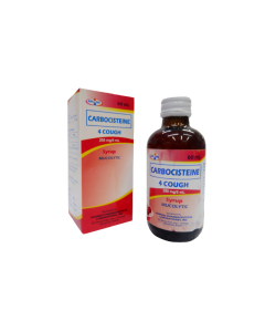 Image of 4COUGH CARBOCISTEINE 250MG / 5ML SYRUP 60ML