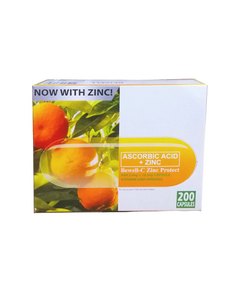 Image of BEWELL-C ZINC PROTECT ASCORBIC ACID / ZINC 444.5MG / 10MG CAPSULE 1'S