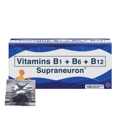 Image of SUPRANEURON VIT. B1 / VIT. B6 / VIT. B12 250MG / 250MG / 500MCG FILM-COATED TABLET 1'S