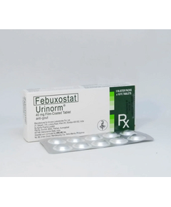 Image of URINORM FEBUXOSTAT 40MG FILM-COATED TABLET 1'S