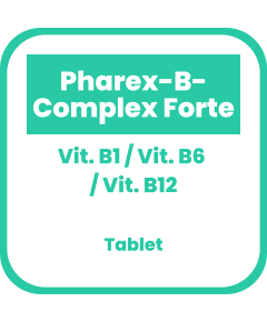 Image of PHAREX B-COMPLEX FORTE VITAMIN B COMPLEX 100MG / 100MG / 250MCG TABLET 1'S