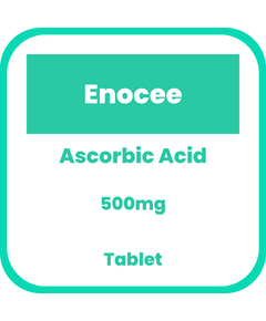 ENOCEE Ascorbic Acid 500mg Tablet 1's, Dosage Strength: 500 mg, Drug Packaging: Tablet 1's