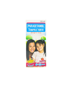 TEMPRA FORTE Paracetamol 250mg / 5mL Syrup 120mL Strawberry, Dosage Strength: 250mg / 5ml, Drug Packaging: Syrup 120ml, Drug Flavor: Strawberry