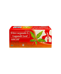 ASCOF Vitex Negundo L. (Lagundi Leaf) 300mg Tablet 1's, Dosage Strength: 300mg, Drug Packaging: Tablet 1's