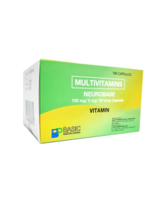 Image of NEUROBASE VITAMIN B COMPLEX 100MG / 5MG / 50MCG CAPSULE 1'S